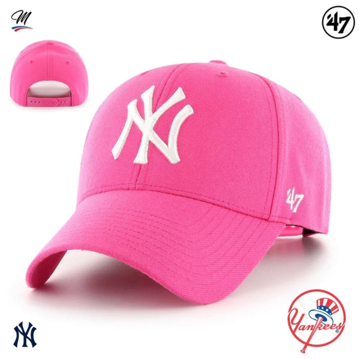 Casquette New York Yankees : Rose