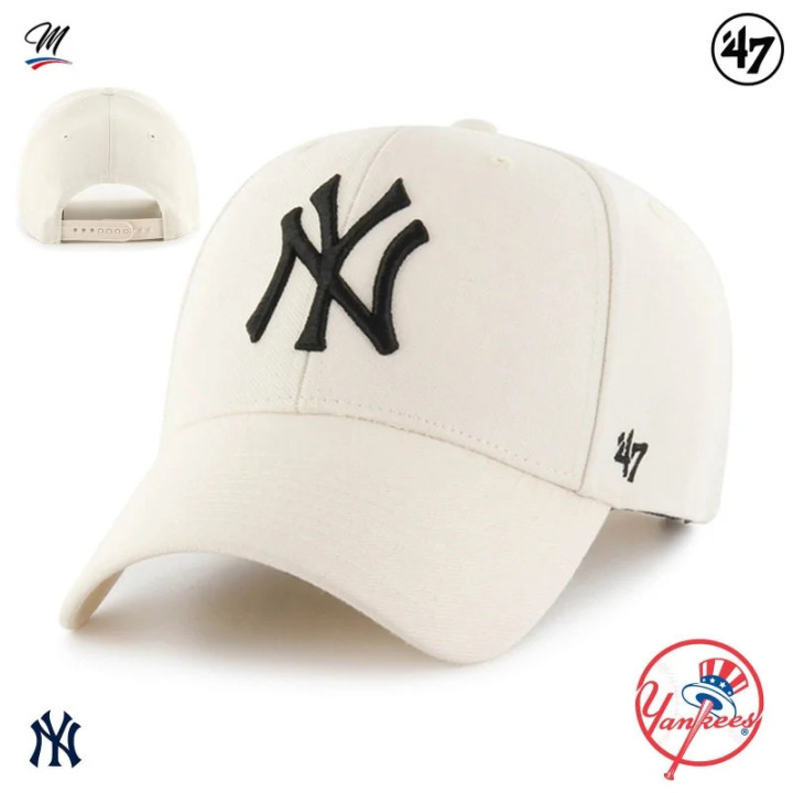 Casquette New York Yankees : Créme