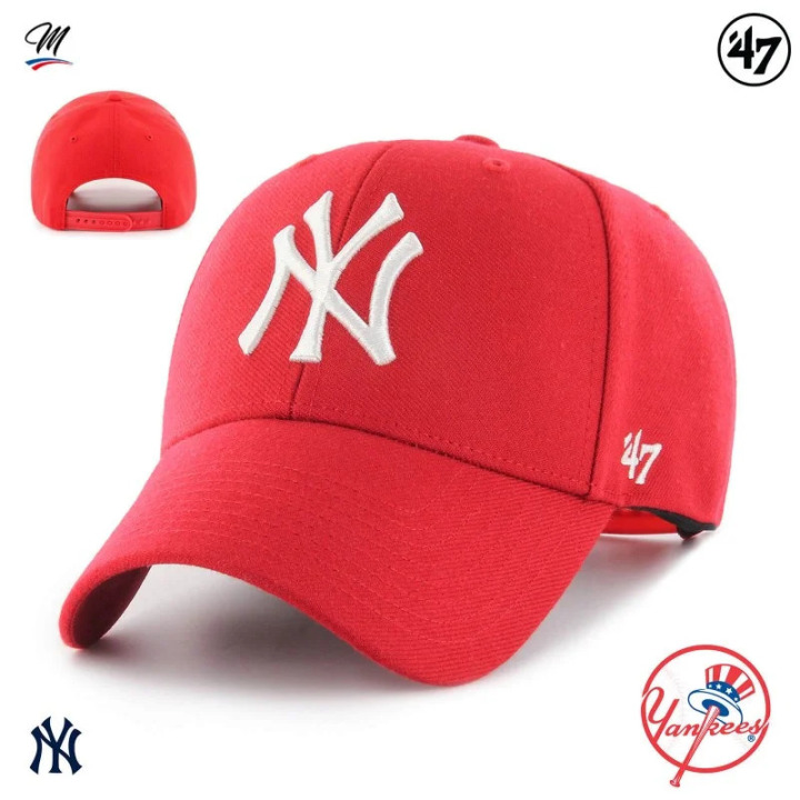 Casquette New York Yankees : Rouge